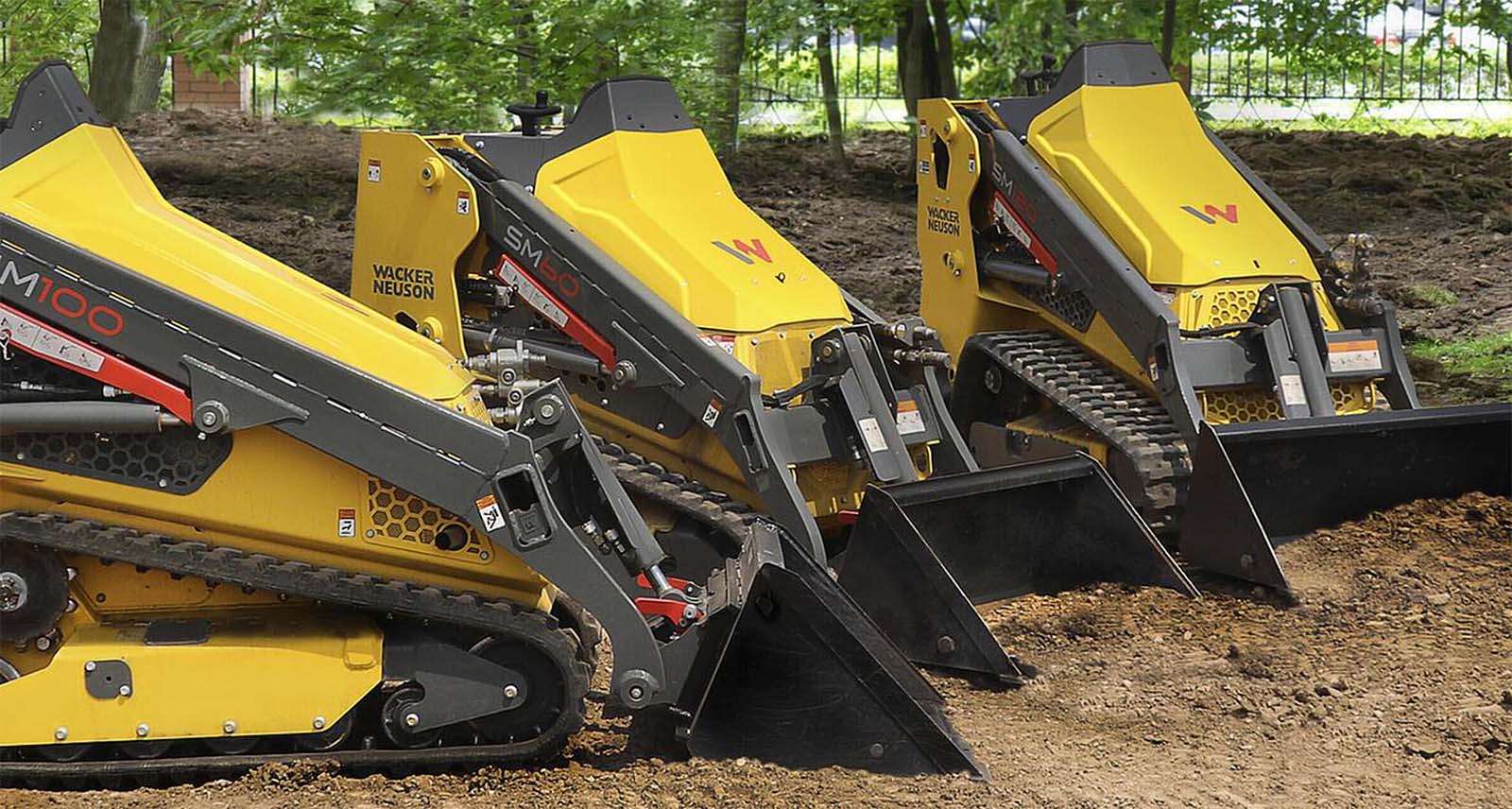 Wacker Neuson mini excavators